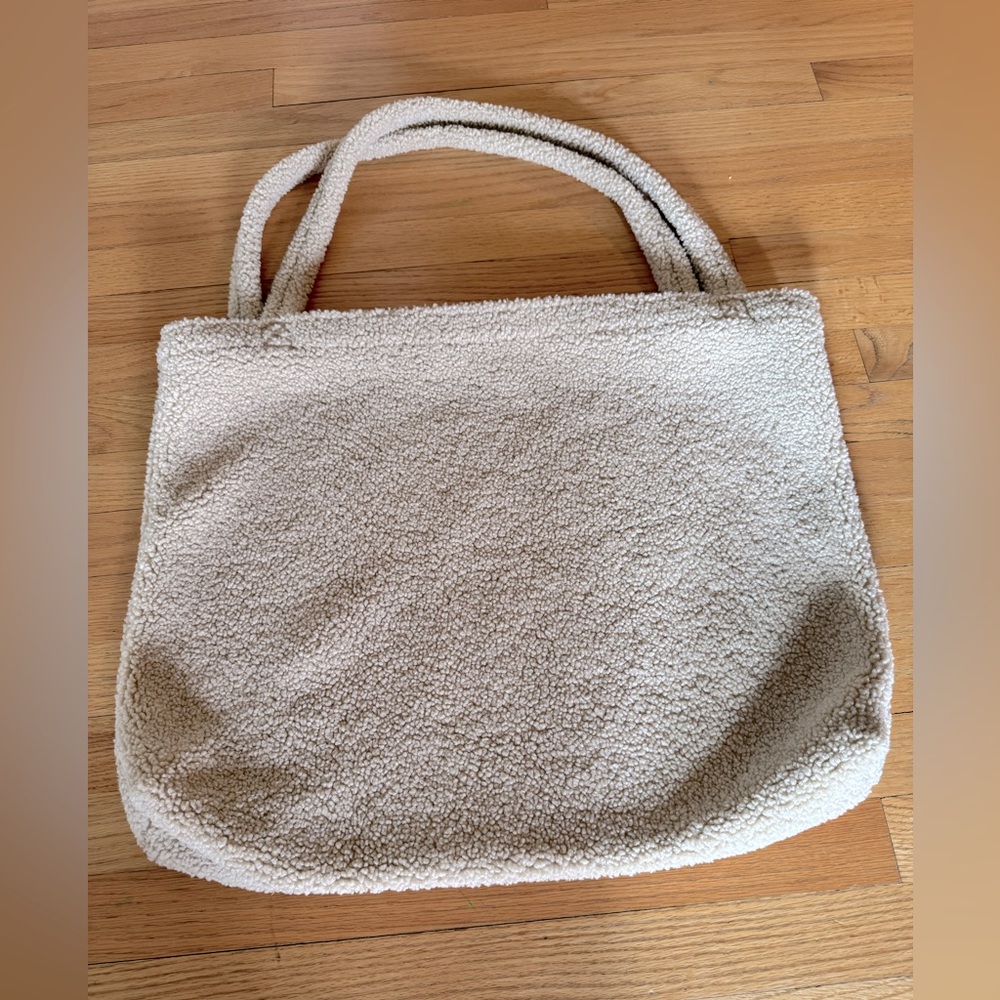 Smallable ‘Mum Bag’ Plush Tote Bag with Cozy Texture
